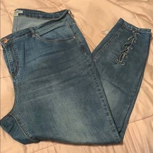 Charlotte Russe Blue Skinny Jeans